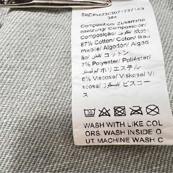 SHEIN Green Wide Leg Cargo Jeans Size 10 - Picture 6 of 6